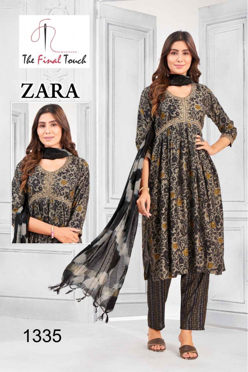 The Final Touch Zara-1335 Fancy Aaliya Style Combo Designs Kurtis
