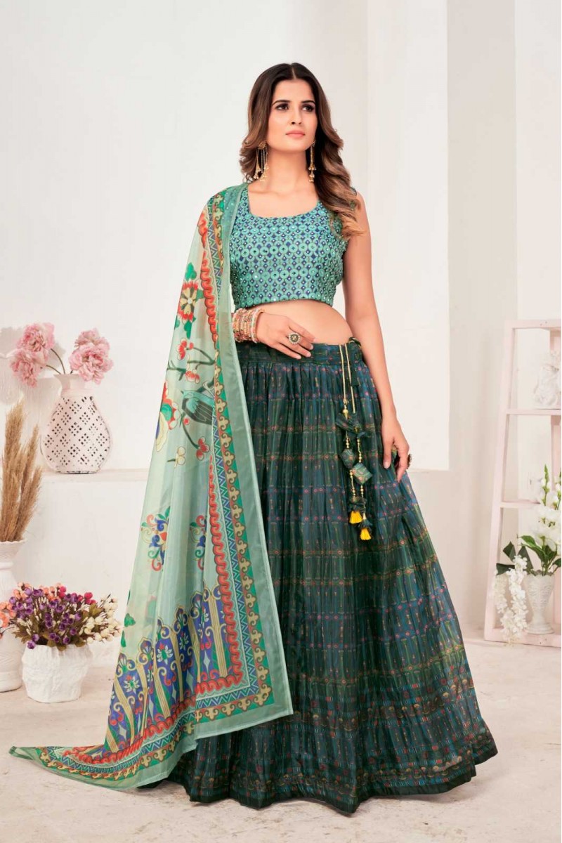 Amoha Trendz D.No-C10594 Readymade Designer Single Lehenga Choli