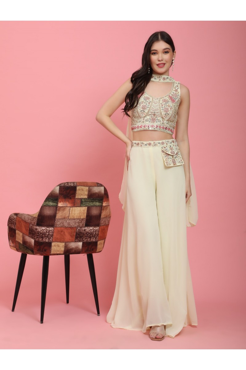 Amoha Trendz C324-2 Party Wear Readymade Crop Top Collection