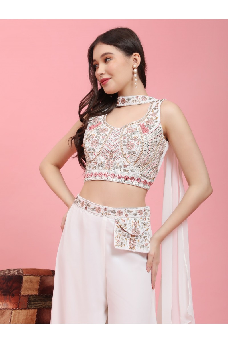 Amoha Trendz C324-4 Party Wear Readymade Crop Top Collection