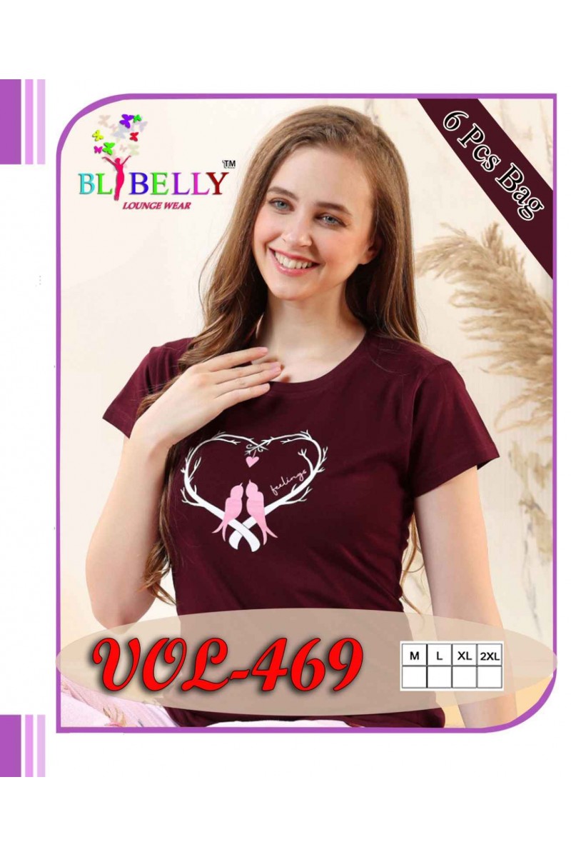 Bl Belly Vol-469 Designer Hosiery Casual Night Wear Catalogue Set
