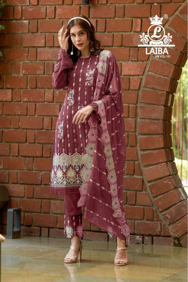Laiba The Designer Studio Am Vol-161 Party Wear Pakistani Salwar Kameez