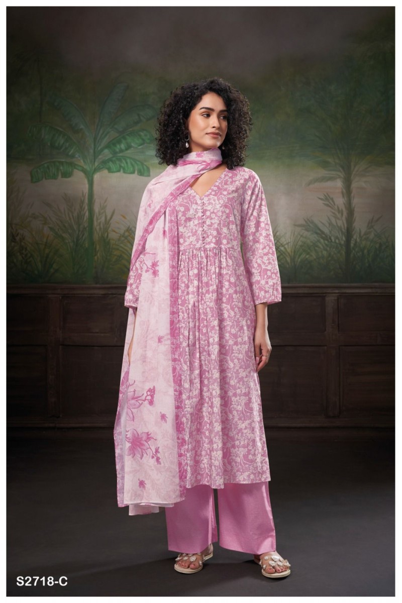 Ganga Arshi Ladies Wear Pure Cotton Printed Designer Latest Salwar Suits Designs