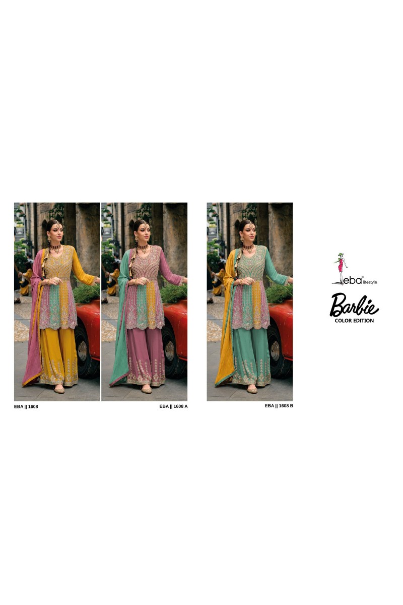 Eba Lifestyle Barbie Function Wear Readymade Designer Salwar Kameez