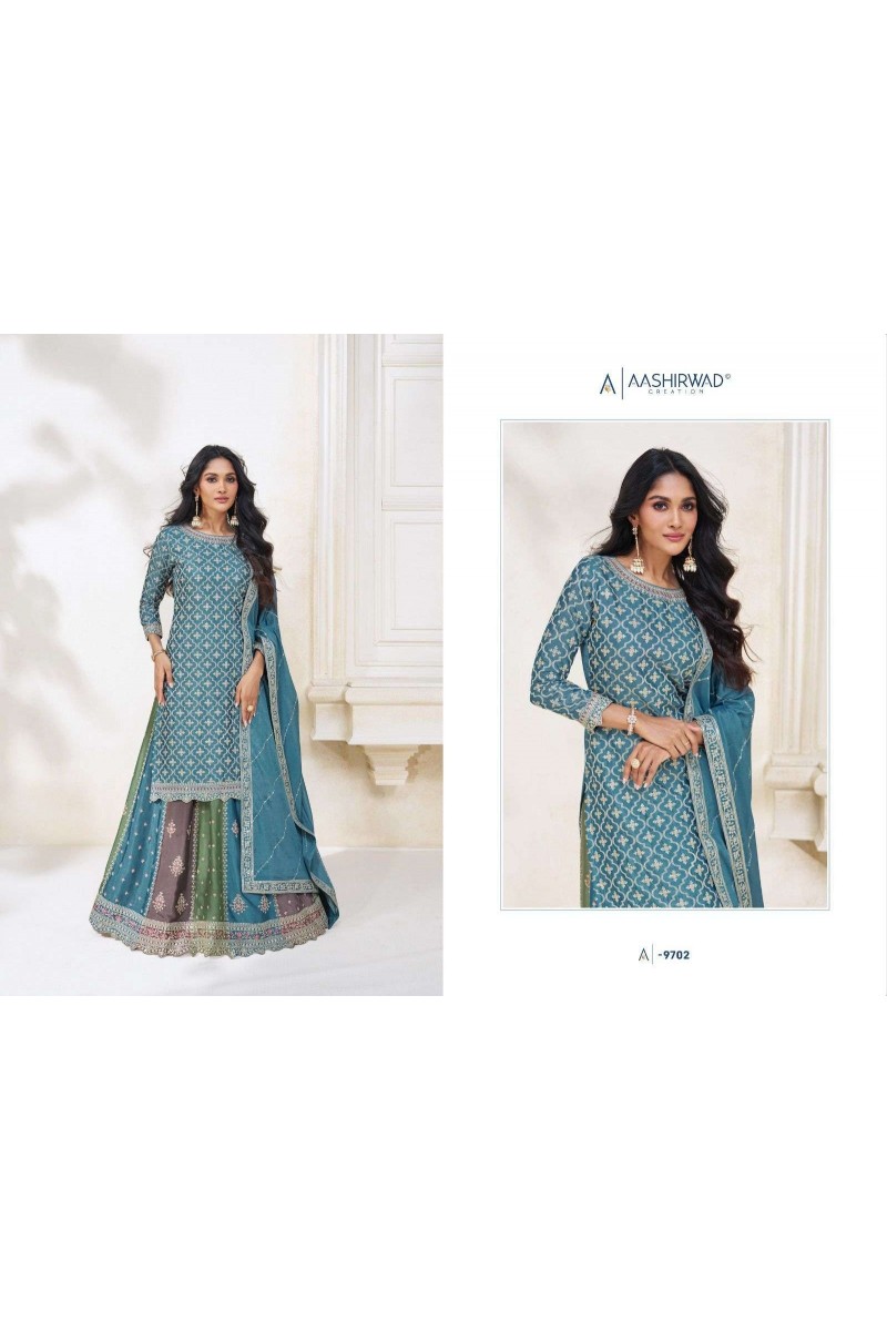 Aashirwad Colors Silk Latest Designer Salwar Kameez Manufacturer