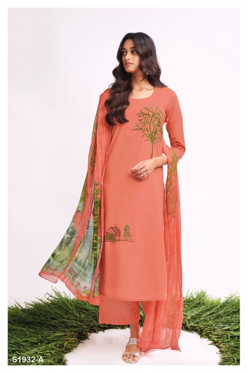 Ganga Unni Designer Exclusive Cotton Suit Catalog Set Dealer