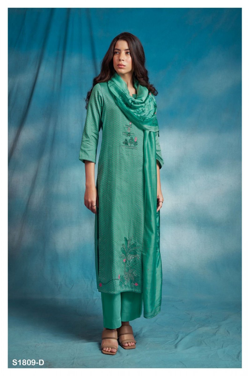 Ganga Hemal Casual Wear Cotton Printed Salwar Suits Set Garment