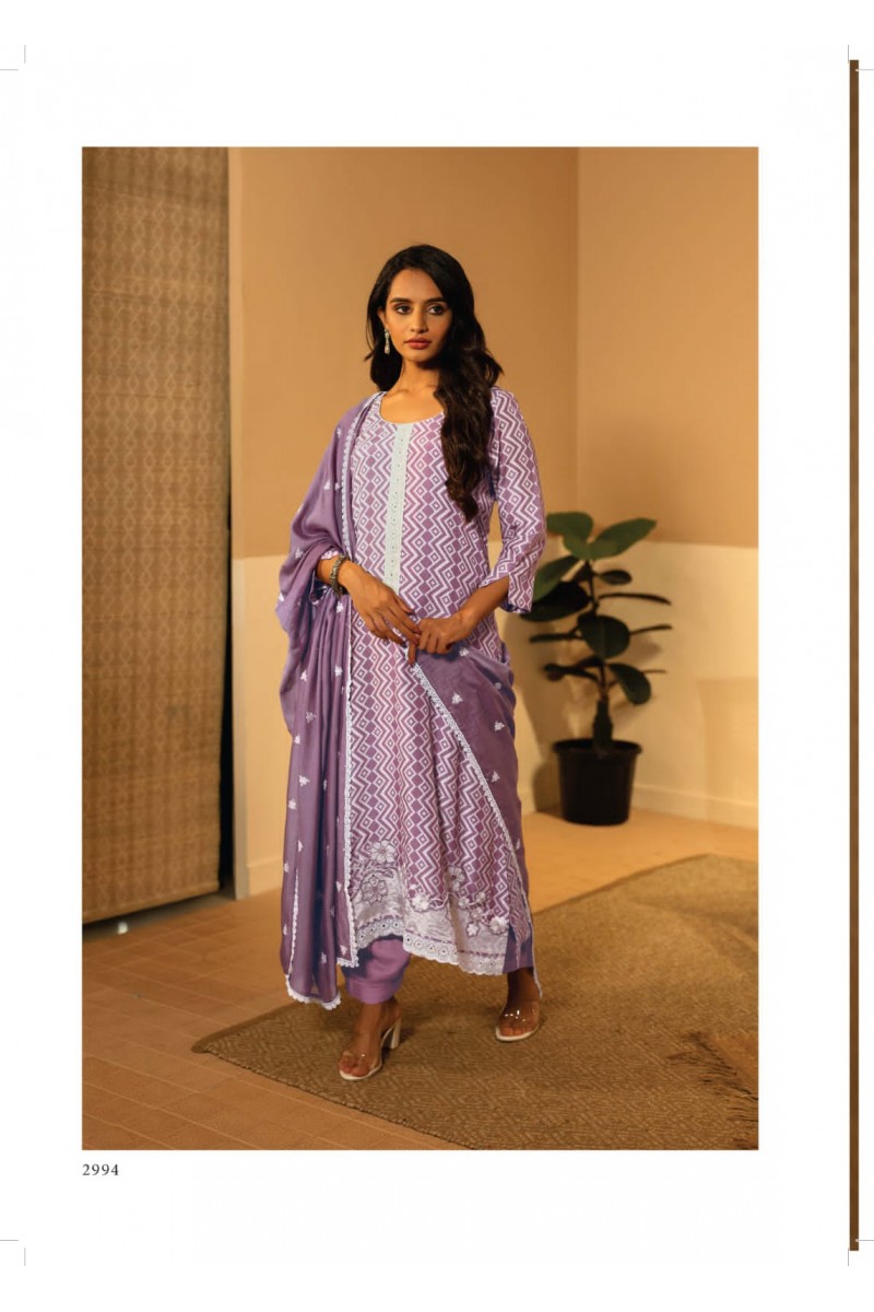 Rivaa Jasleen Digital Printed Wholesale Embroidery Work Salwar Suit