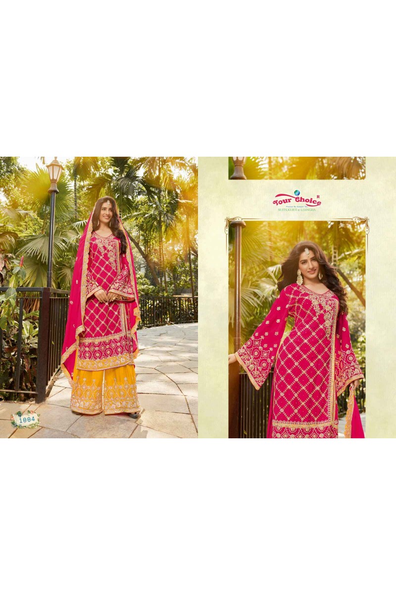 Your Choice Kashish Sarara Readymade Georgette Wholesale Salwar Suits