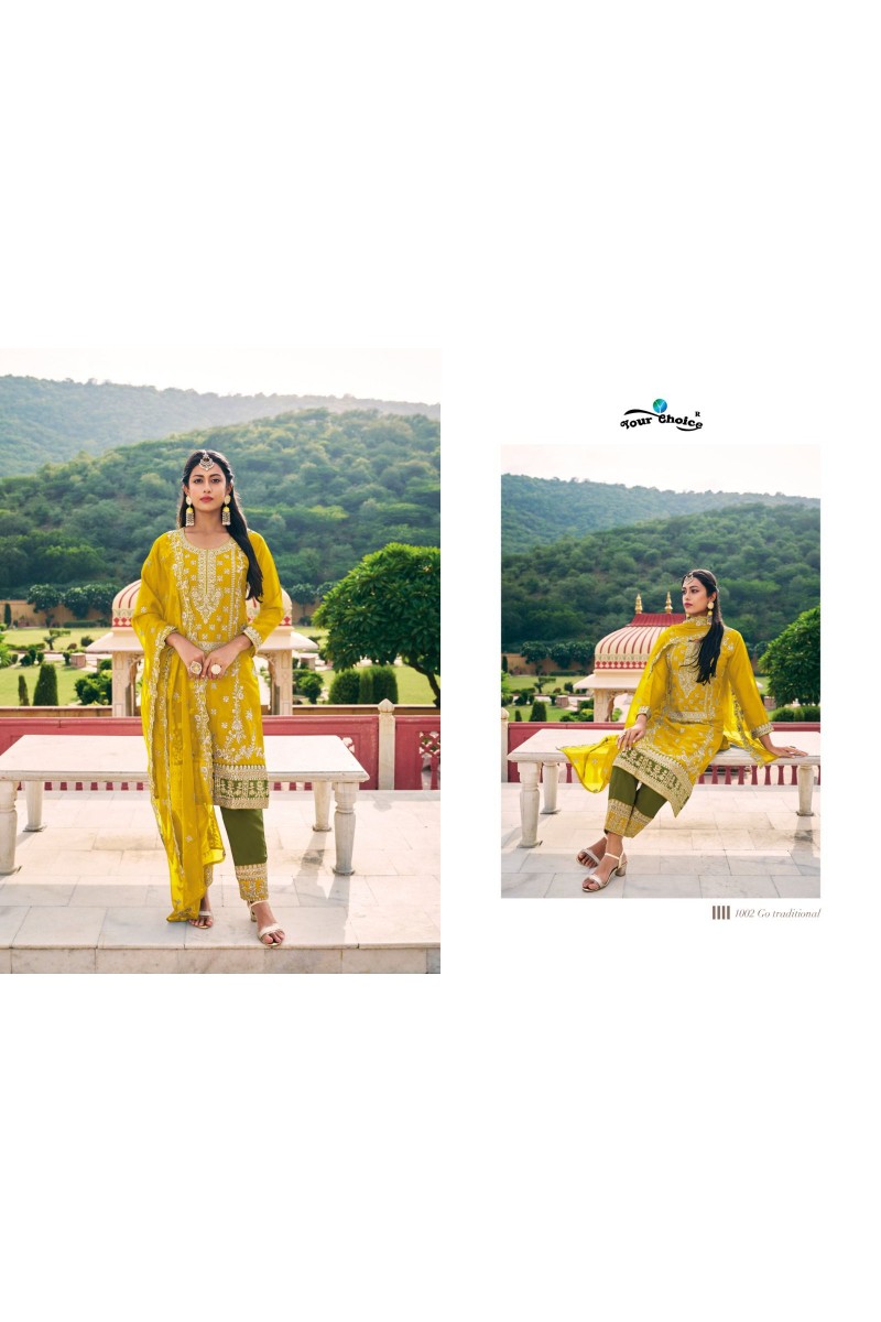 Your Choice Minnaz Cotton Wholesale Designer Readymade Salwar Suit Catalog
