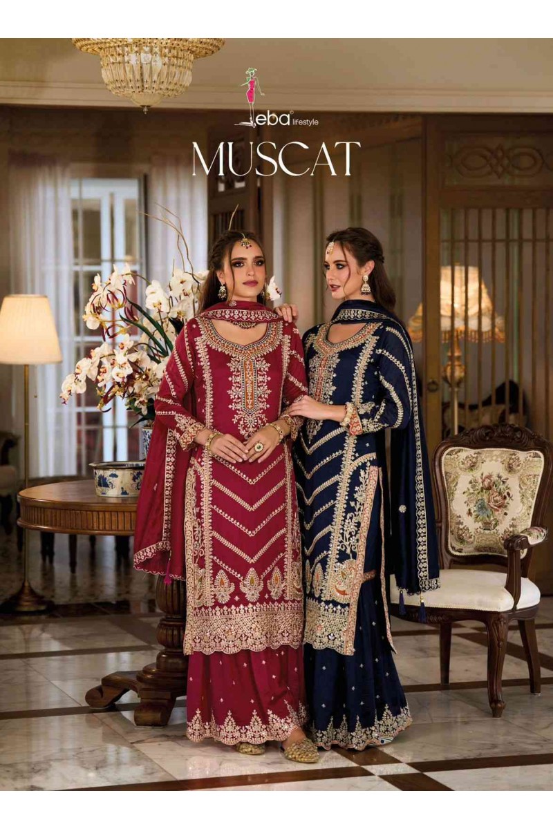 Eba Lifestyle Muscat Designer Readymade Function Wear Salwar Kameez