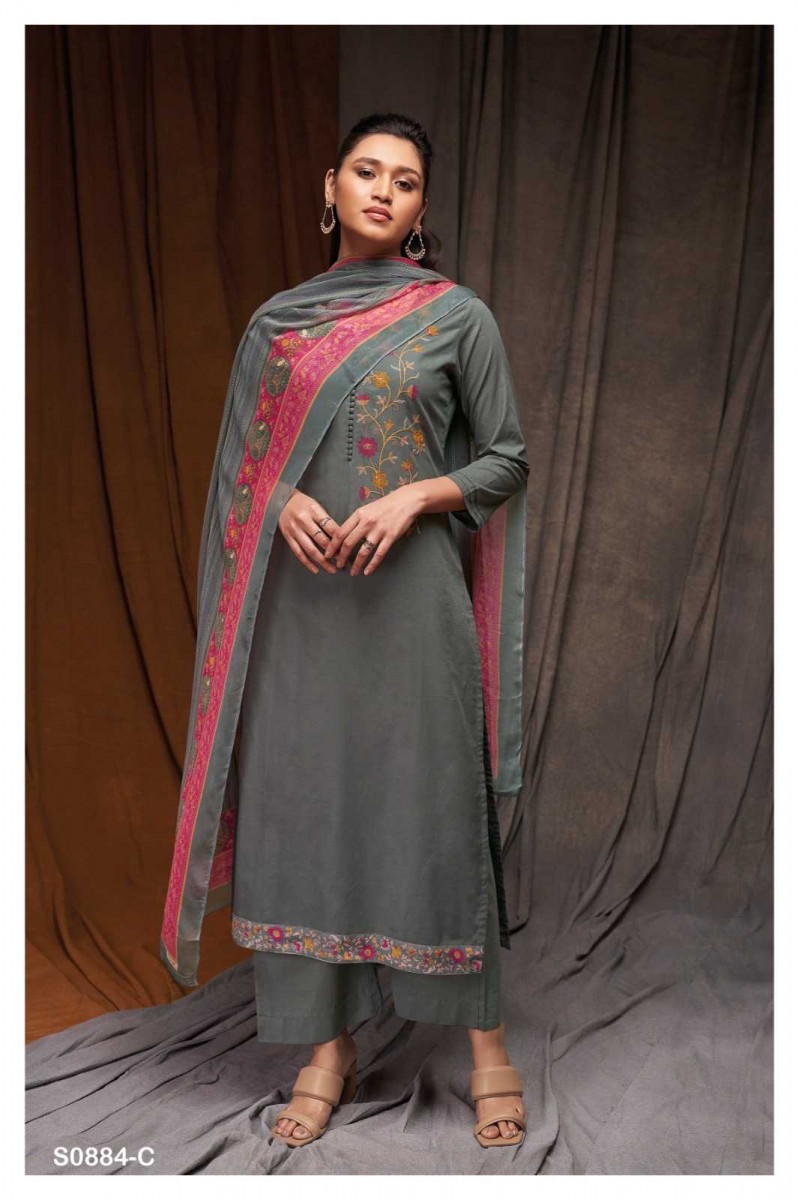 Ganga Present Nazaria Women Wear Cotton Salwar Suits Wholesaler