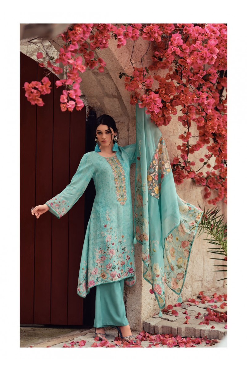 Varsha Noorain Party Wear Crepe Salwar Kameez Catalog Manufacturer