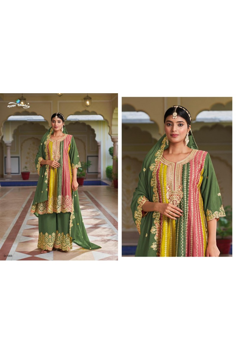 Your Choice Orra Exclusive Wear Heavy Embroidery Wholesale Salwar Suits