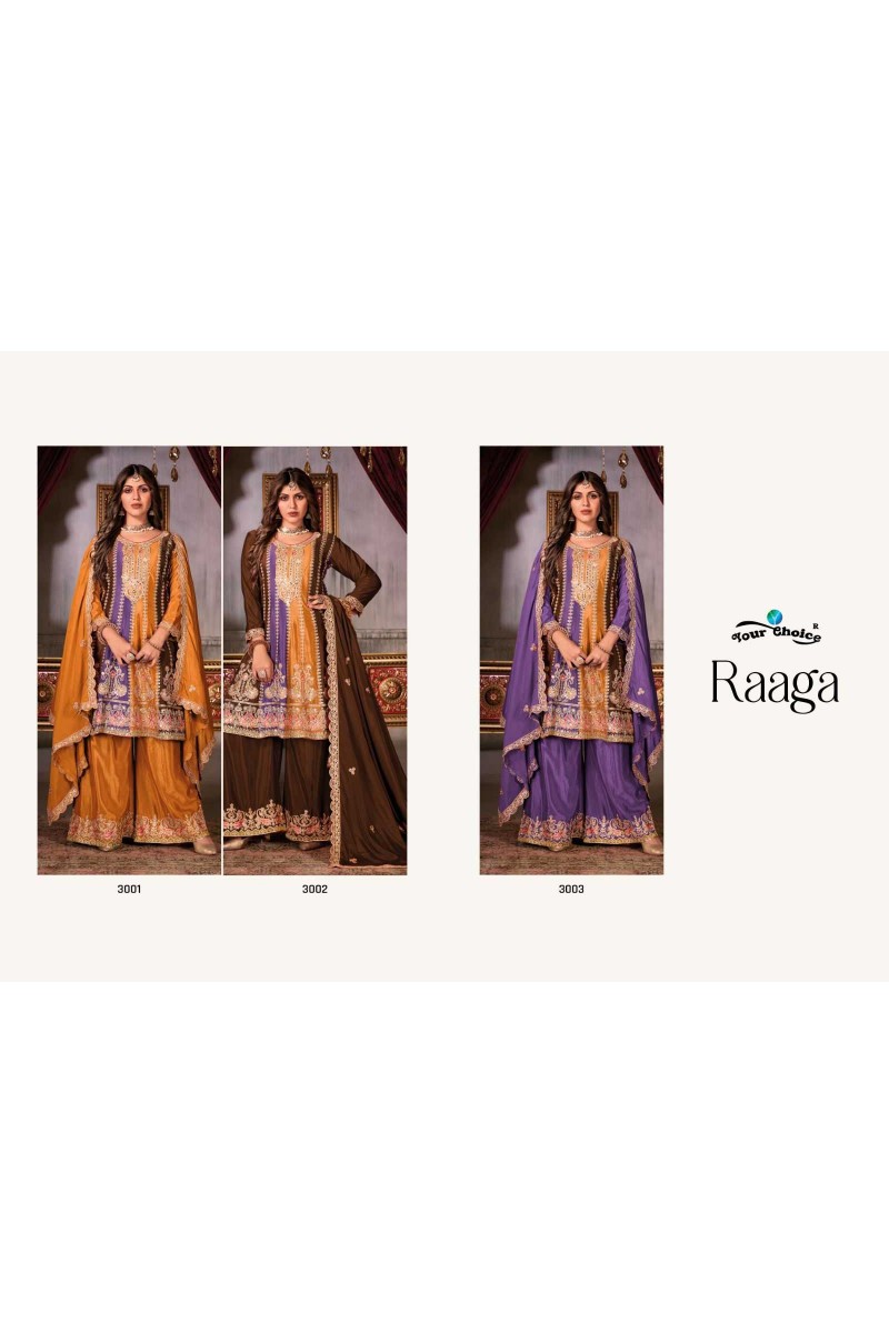 Your Choice Raaga Designer Palazzo Style Suit Wedding Collection