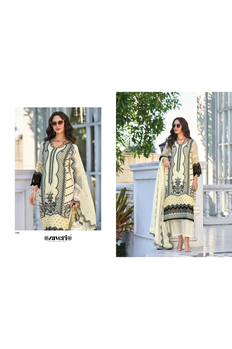 Zaveri Raghbat Organza Ready Made Designer Salwar Suits Collection
