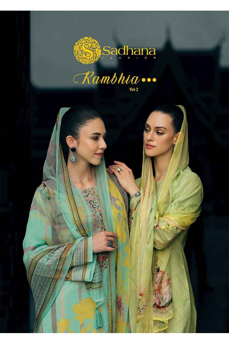 Sadhana Fashion Rambhia Vol-2 Digitally Print Winter Suits New Collection
