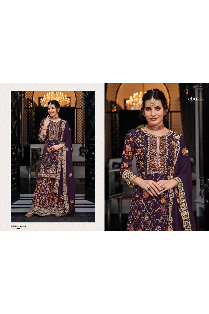 Eba Lifestyle Shagun Color Edition Vol-6 Party Wear Salwar Suits Collection Surat