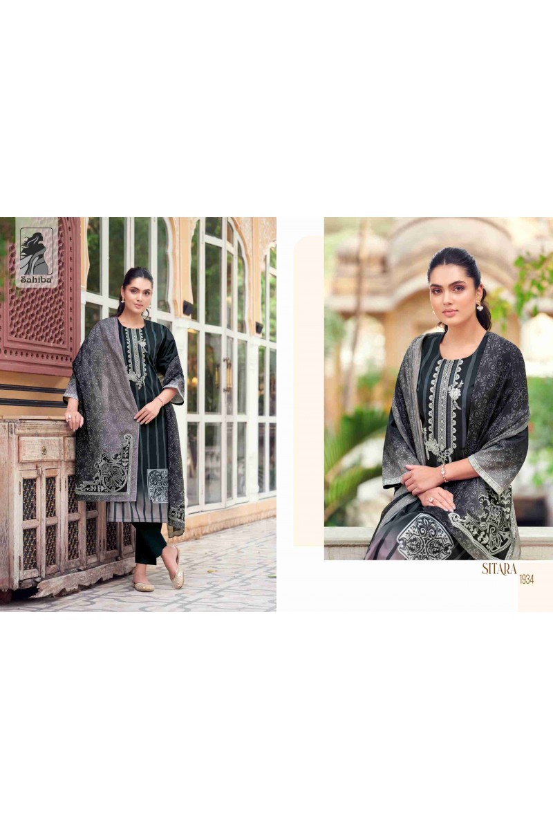 Sahiba Sitara Straight Cut Cotton Digital Print Salwar Suits Wholesaler