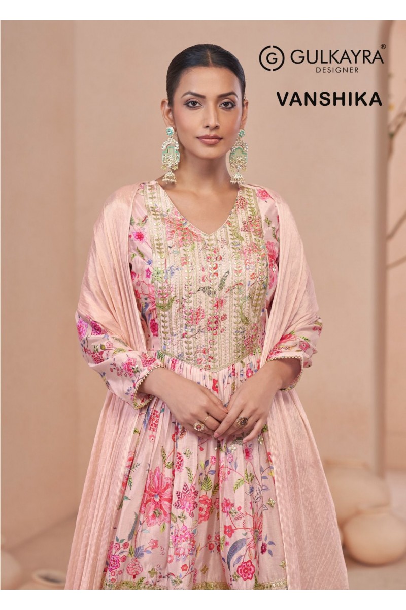 Gulkarya Designer Vanshika Wholesale Chinon Readymade Salwar Suit