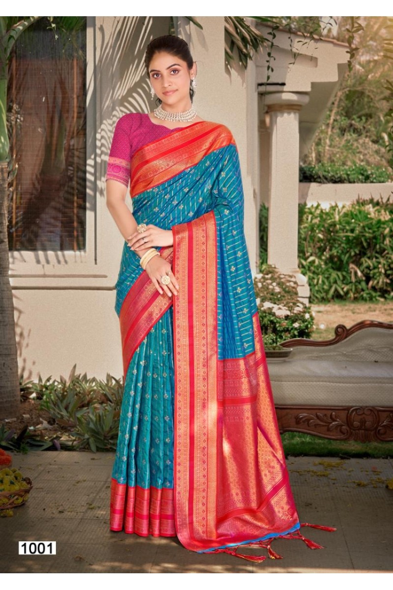 Bunawat Daksh-1001 Exclusive Traditional Wear Women's Silk Saree Designs