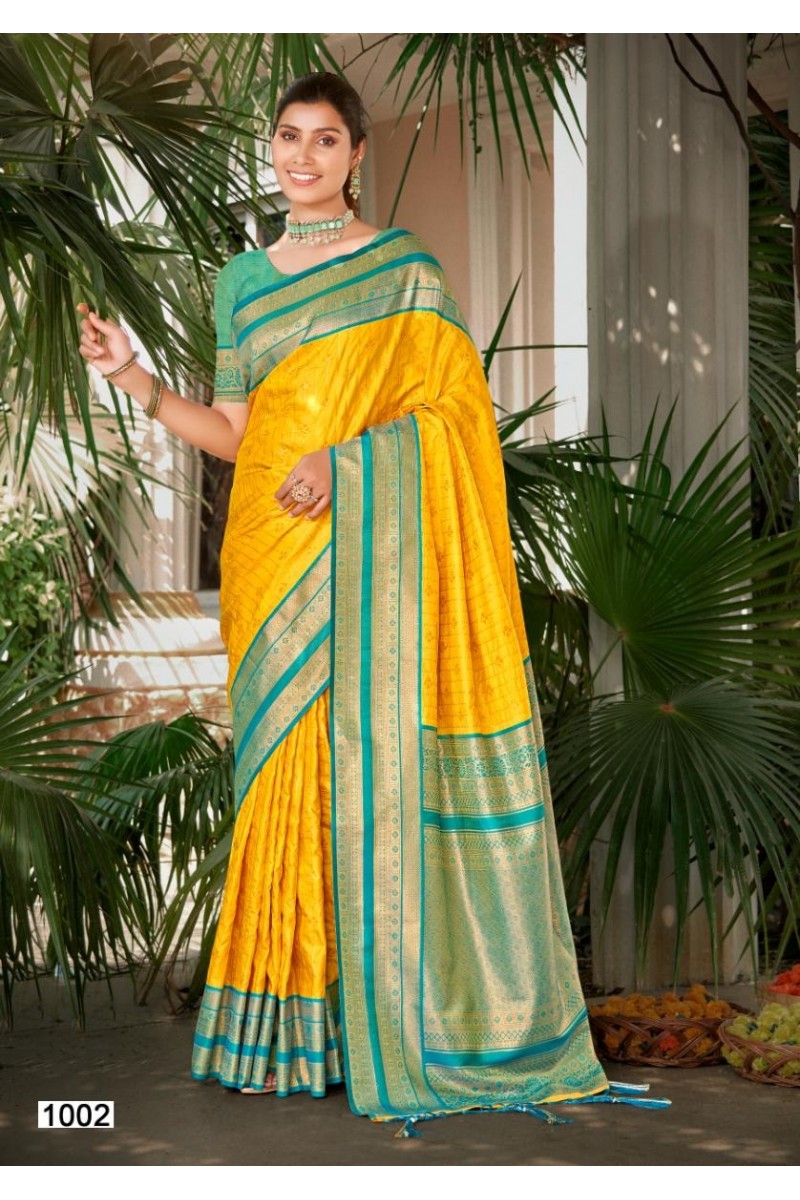 Bunawat Daksh-1002 Exclusive Traditional Wear Women's Silk Saree Designs