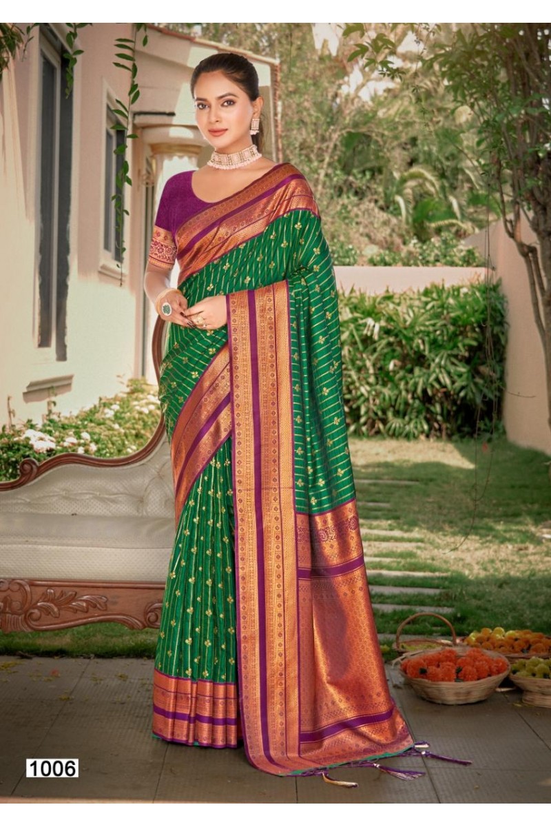 Bunawat Daksh-1006 Exclusive Traditional Wear Women's Silk Saree Designs