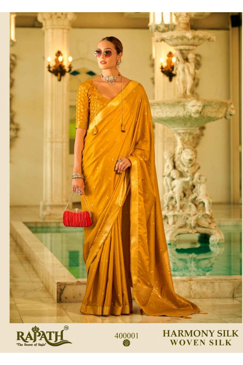 Rajpath Harmony Silk Pure Satin Handwoven Wholesale Designer Saree