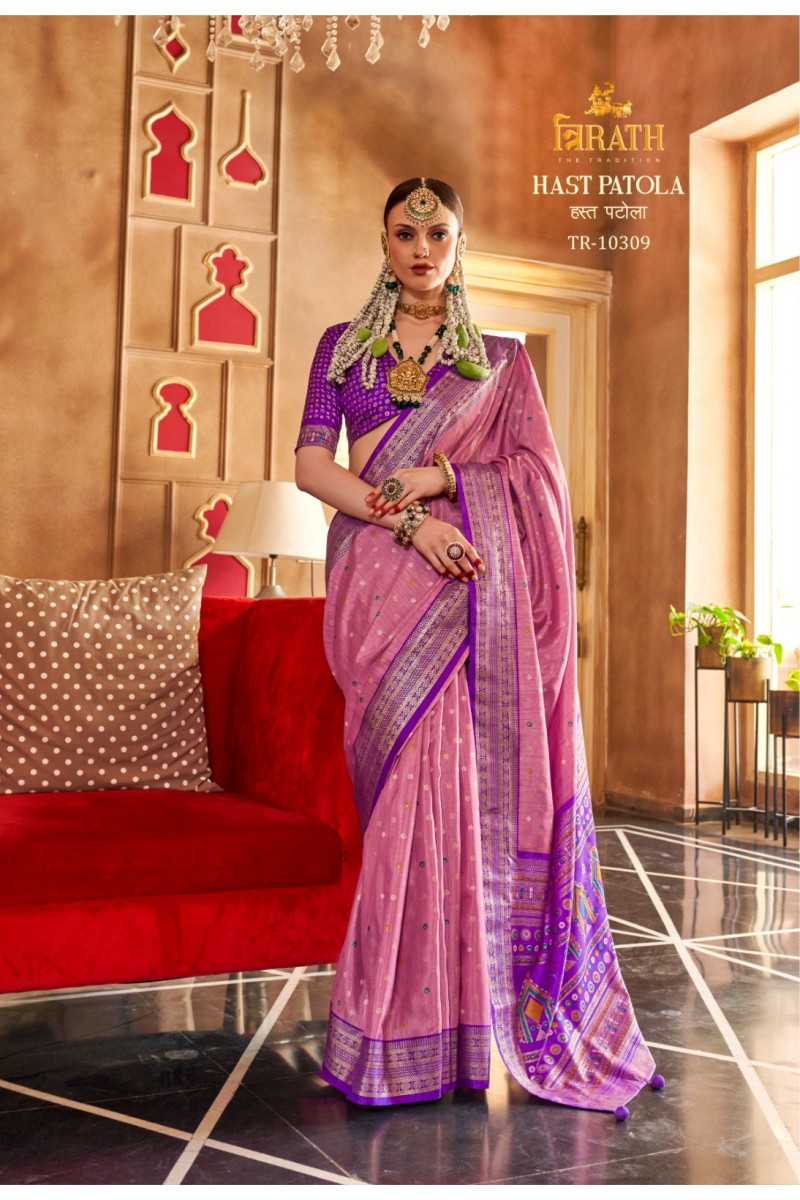 Trirath Hast Patola D.No-10309 Traditional Wear Designer Saree Collection