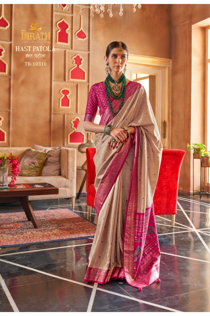 Trirath Hast Patola D.No-10310 Traditional Wear Designer Saree Collection