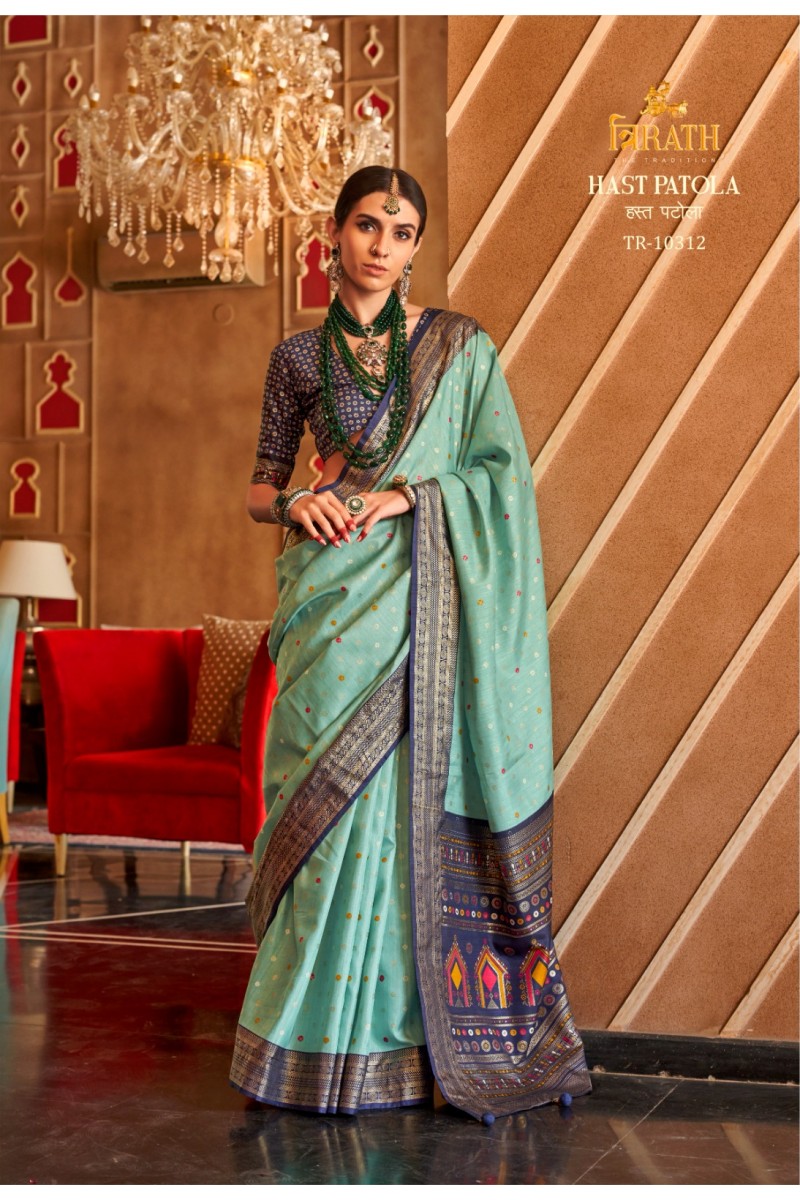 Trirath Hast Patola D.No-10312 Traditional Wear Designer Saree Collection