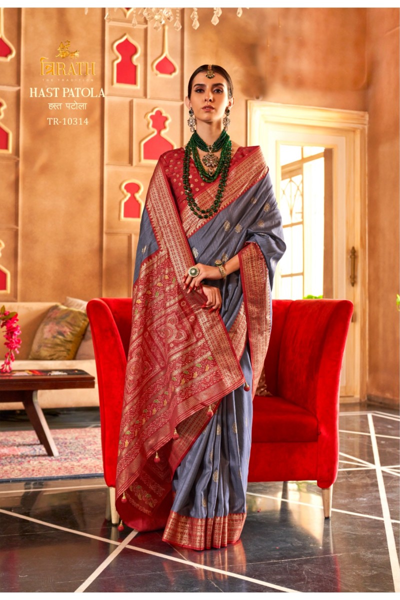 Trirath Hast Patola D.No-10314 Traditional Wear Designer Saree Collection