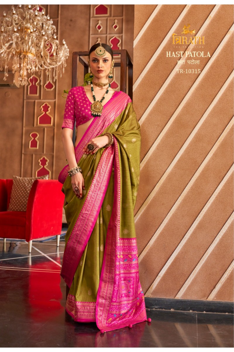 Trirath Hast Patola D.No-10315 Traditional Wear Designer Saree Collection
