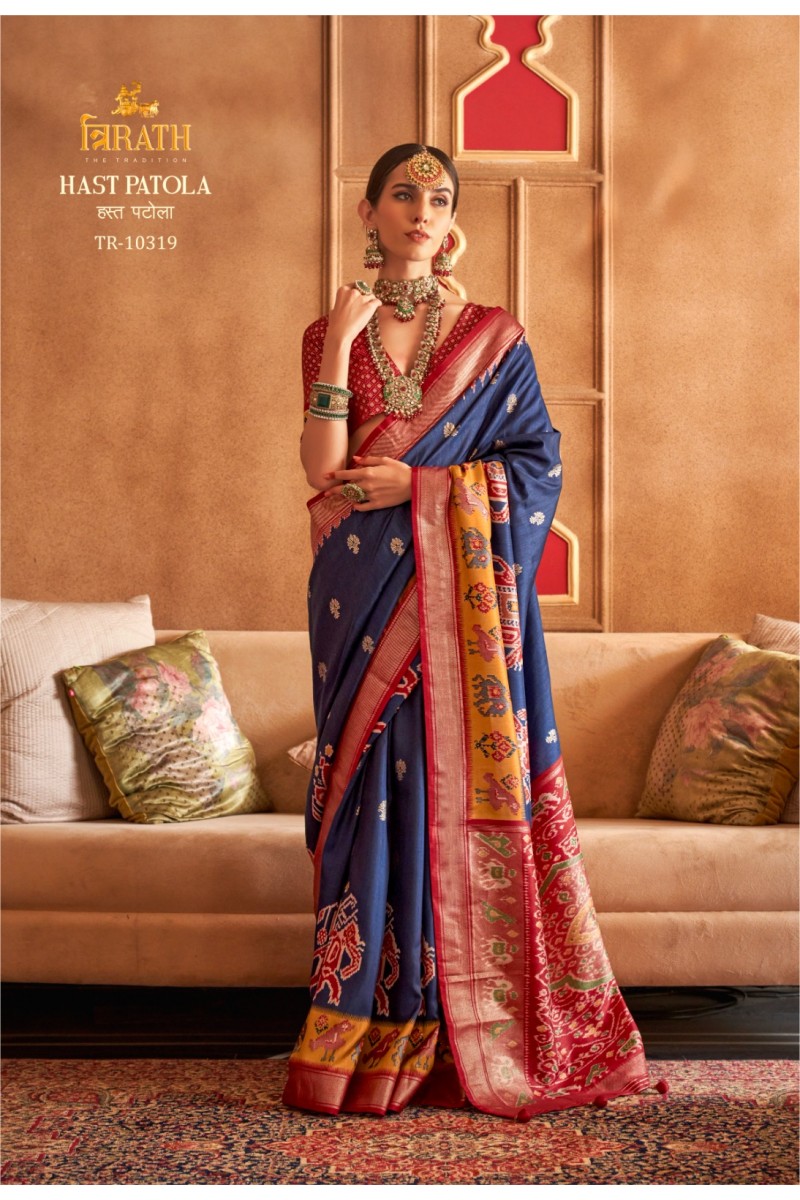 Trirath Hast Patola D.No-10319 Traditional Wear Designer Saree Collection