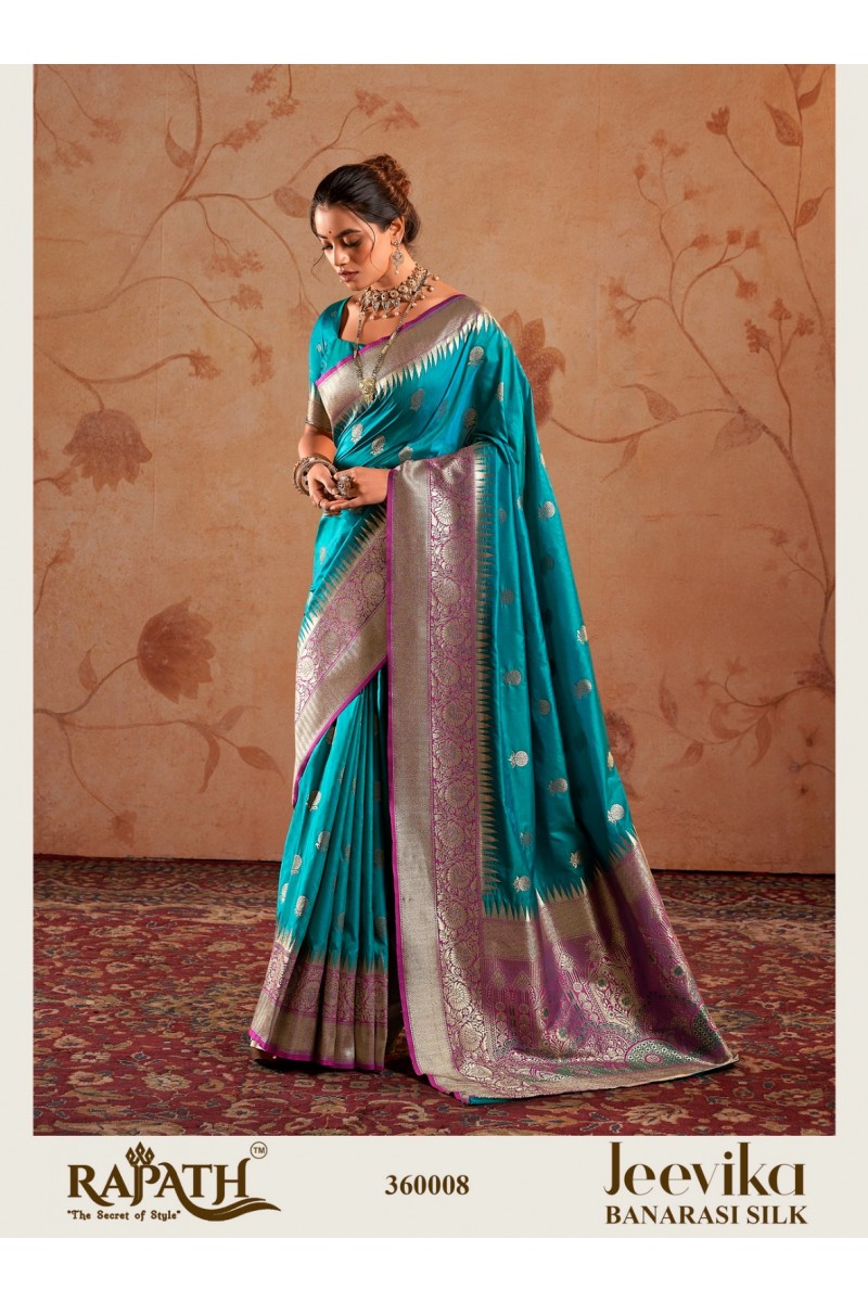Rajpath Jeevika Designer Casual Wear Banarasi Silk Wholesale Saree