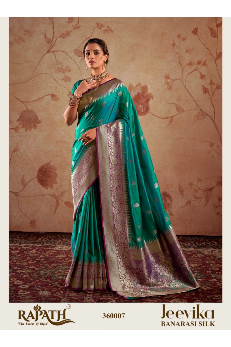 Rajpath Jeevika Designer Casual Wear Banarasi Silk Wholesale Saree