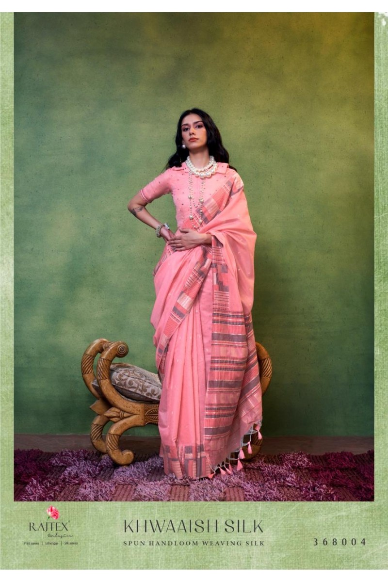 Rajtex Khwaaish-368004 Silk Women's Wear Style Fancy Cotton Saree Collection