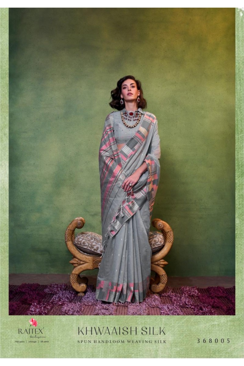 Rajtex Khwaaish-368005 Silk Women's Wear Style Fancy Cotton Saree Collection