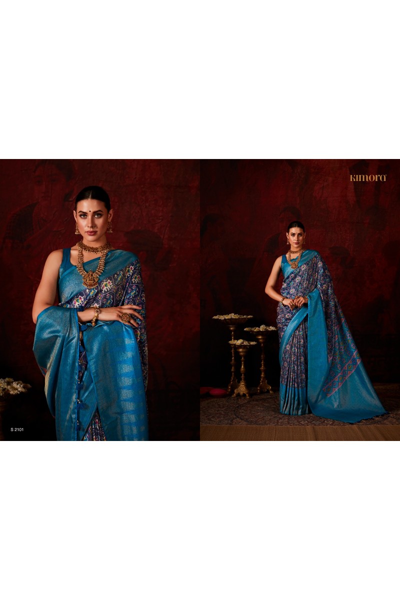Kimora Lakshmi-2101 Softy Silk New Casual Wear Designer Sarees Apparels