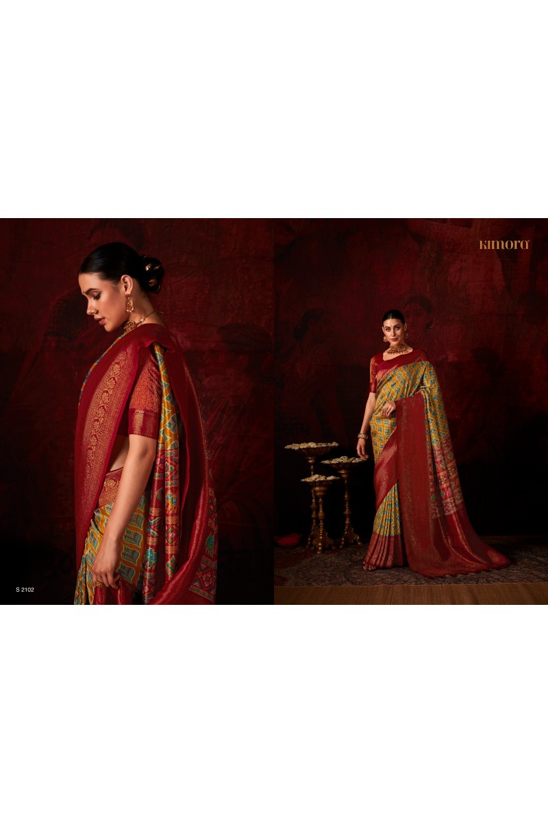 Kimora Lakshmi-2102 Softy Silk New Casual Wear Designer Sarees Apparels