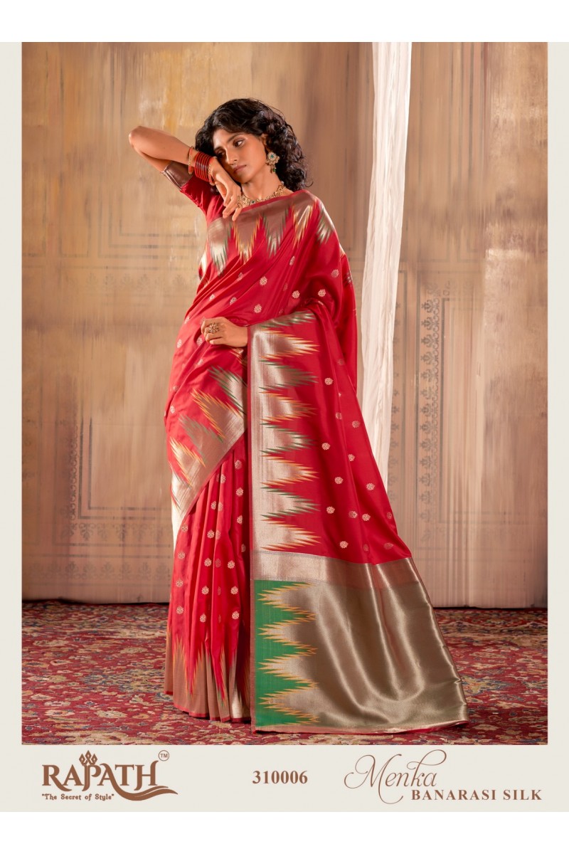 Rajpath Menka Silk Festive Wear Soft Banarasi Saree Collection