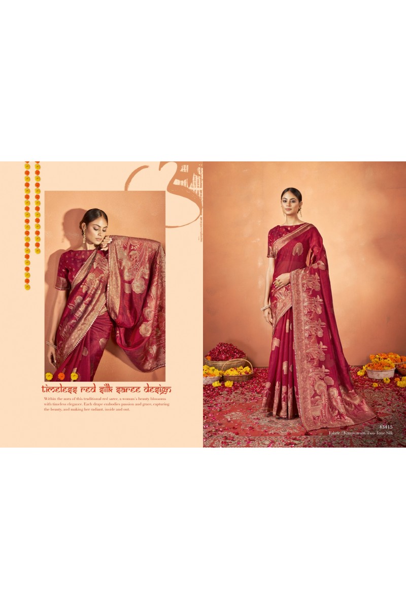 Mahotsav Norita-43415 Un-Stitched Fancy Designer Silk Printed Saree