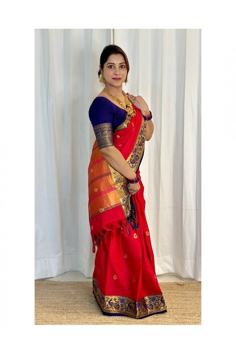 Peacock D.No-0543 Traditional Wear Latest Cotton Saree Designs