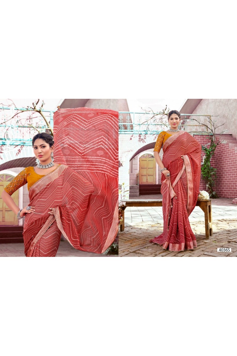 5D Designer Prisha Vol-2-40365 Casual Wear Georgette Latest Saree Designs