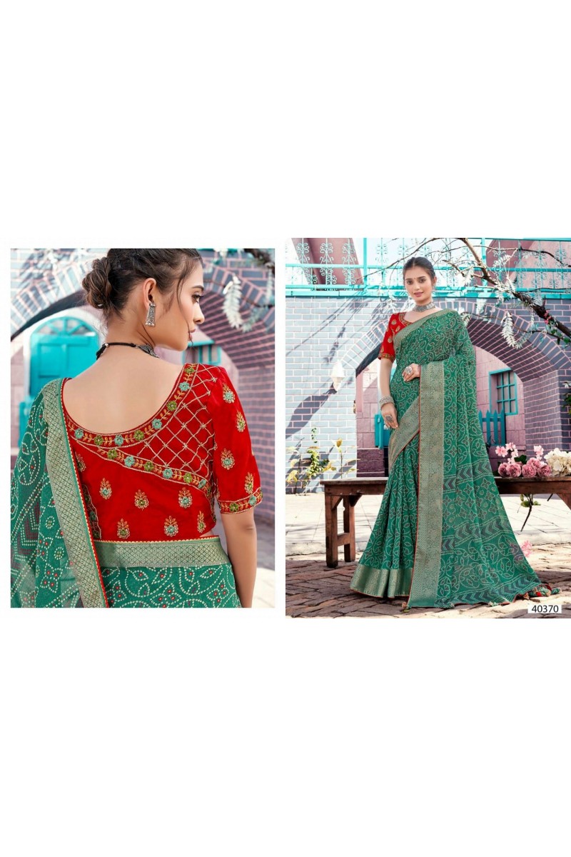 5D Designer Prisha-40370 Beautifull Georgette Women's Wear Saree