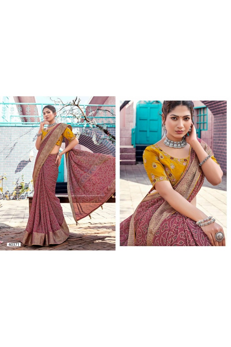 5D Designer Prisha-40371 Beautifull Georgette Women's Wear Saree