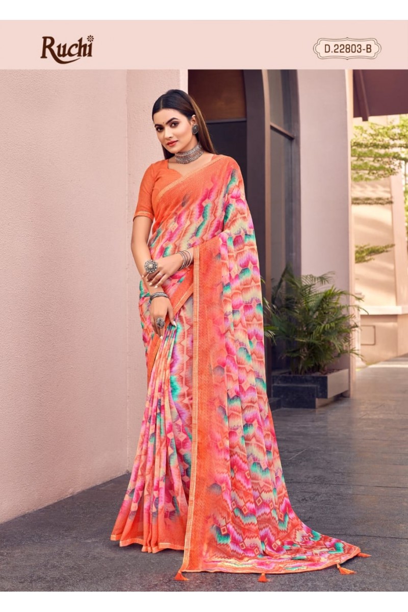 Ruchi Savyaa-22803-B Latest Designer Silk Saree Collection