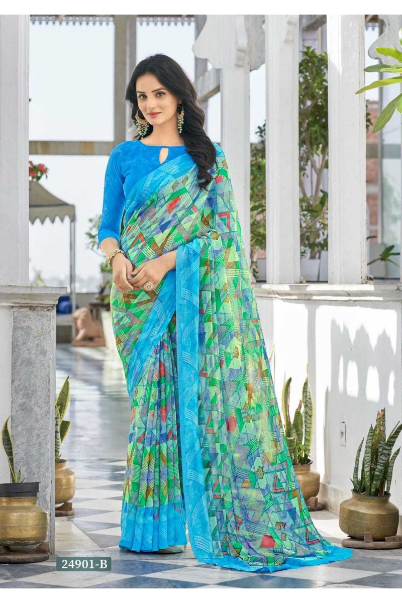 Ruchi Star-21901-B Designer Casual Women's Wear Single Saree