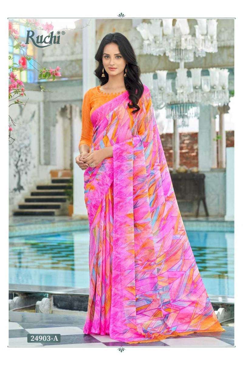 Ruchi Star-21903-A Designer Casual Women's Wear Single Saree