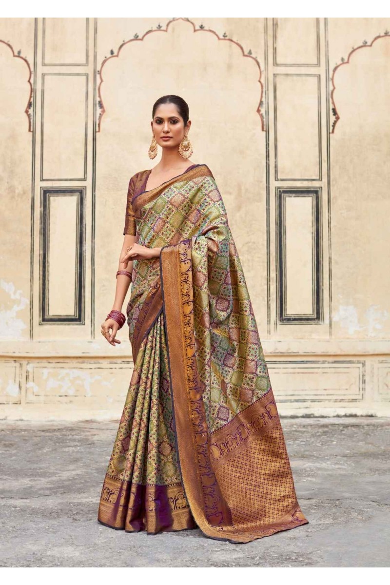 Rajpath Varnam Silk Pure Dharmavaram Silk Wholesale Designer Saree